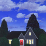 Home No.1, 2018. Oil on canvas, 50 x 33 inches